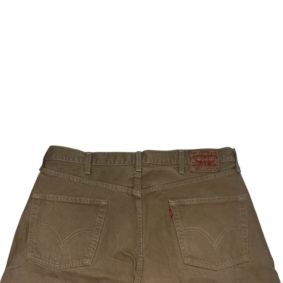 Levis 501s khaki buttonfly jeans- 38x32 - Picture 6 of 6